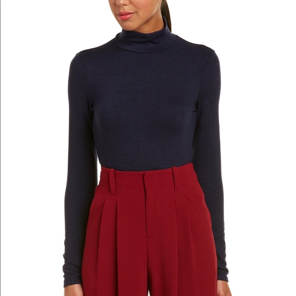 Alice + Olivia Tops - NEW Alice + Olivia Garrison slim mock neck top